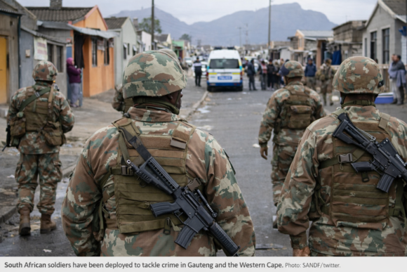 Ramaphosa deploys soldiers to streets to combat rising crime and illegal miners